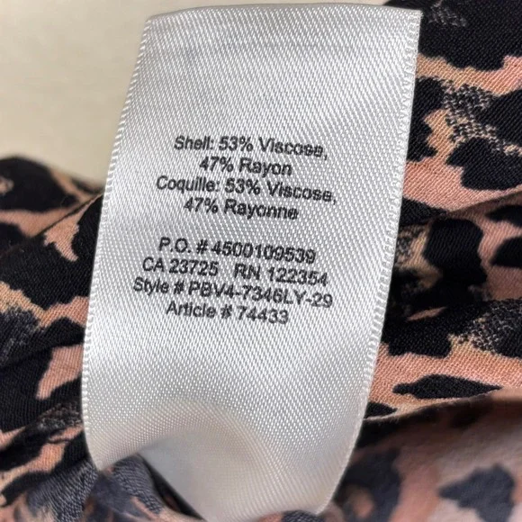 WILFRED Amelie Skirt Leopard Print Women Size 6 High-Waist Button Up Casual - Picture 9 of 9